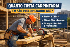 Quanto custa carpintaria em São Paulo e Grande ABC