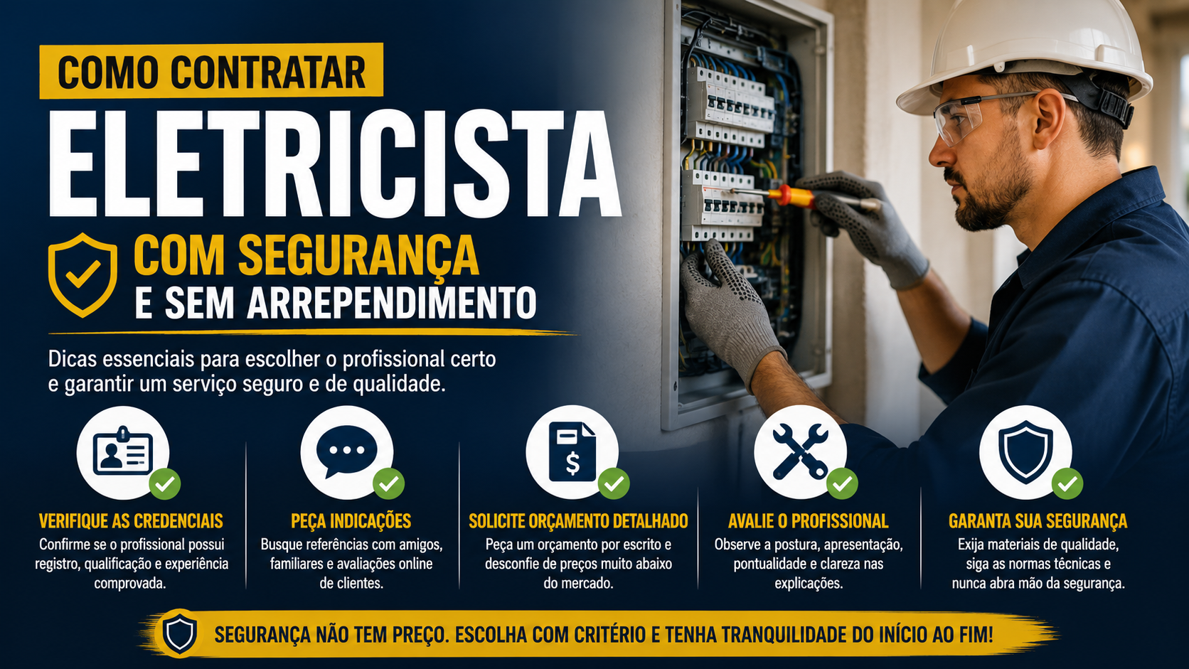 Como Contratar Eletricista com Segurança