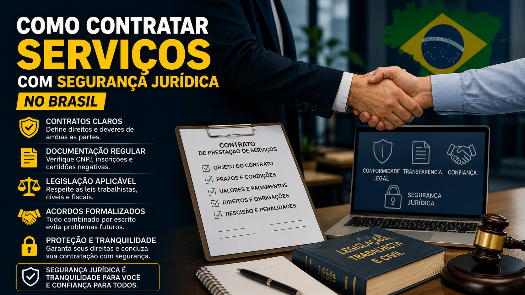 Como Contratar Serviços com Segurança Jurídica no Brasil