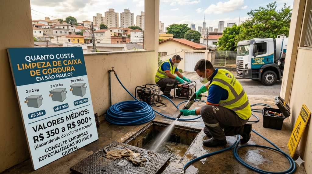 Quanto custa Limpeza de Caixa de Gordura em São Paulo Quanto custa Limpeza de Caixa de Gordura em Sao Paulo Quanto custa Limpeza de Caixa de Gordura em São Paulo