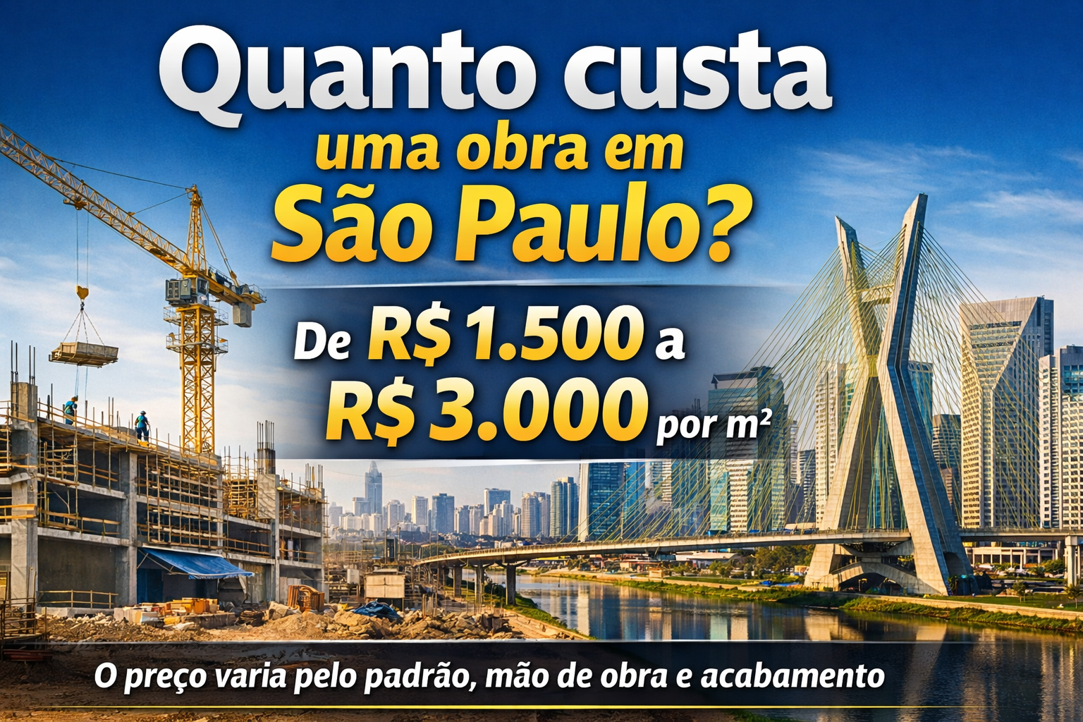 Quanto Custa Contratar Serviços de Obra em São Paulo e Grande ABC